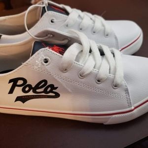 Kids Ralph Lauren Polo low cut sneakers